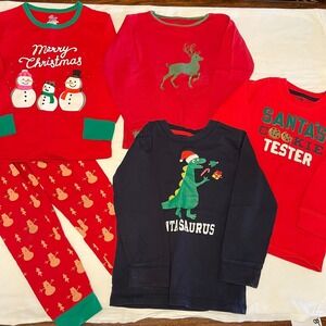 4t/5t Christmas Pajama and shirts (2587)